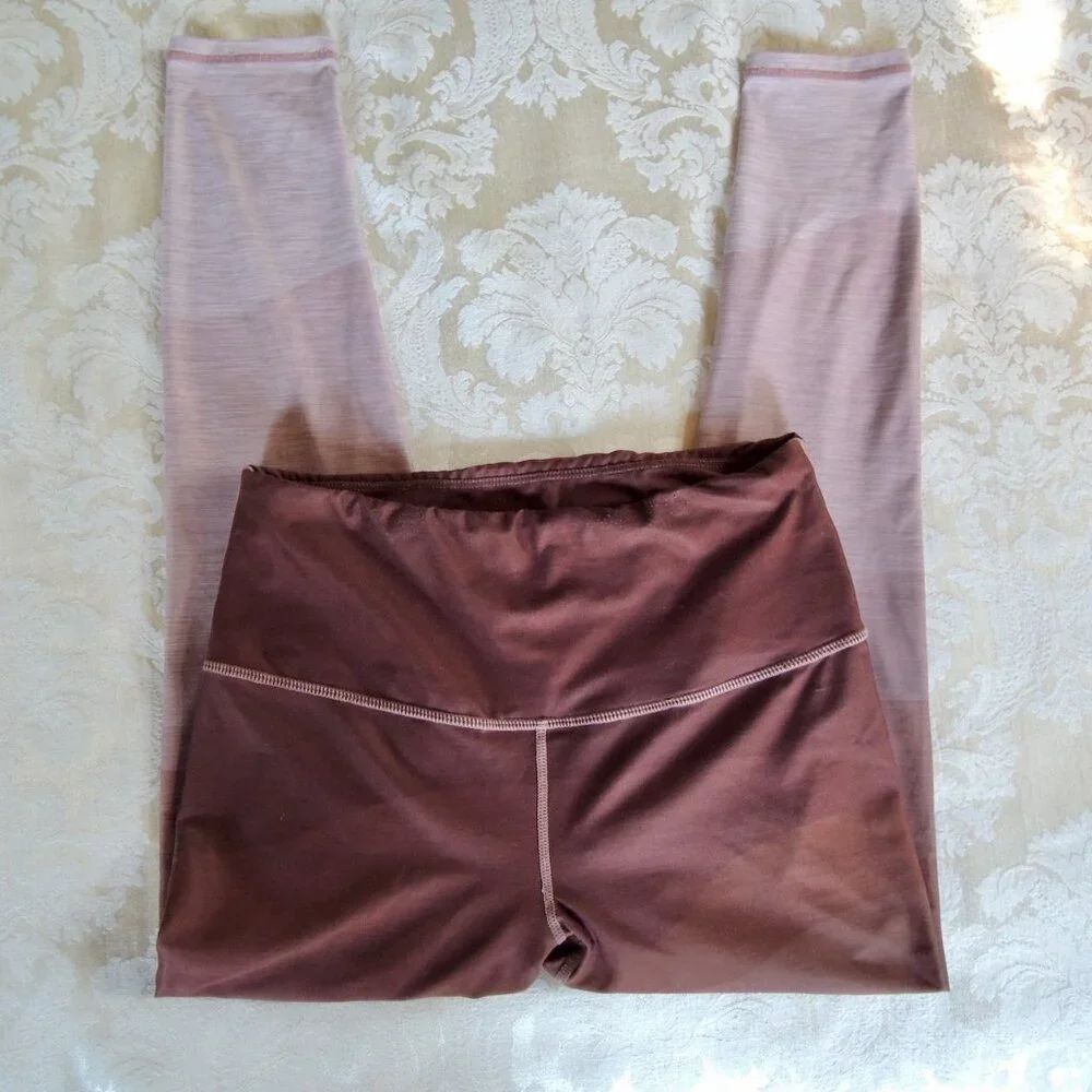 Prana Layna 7/8 Leggings in Cloud Blush Dune M